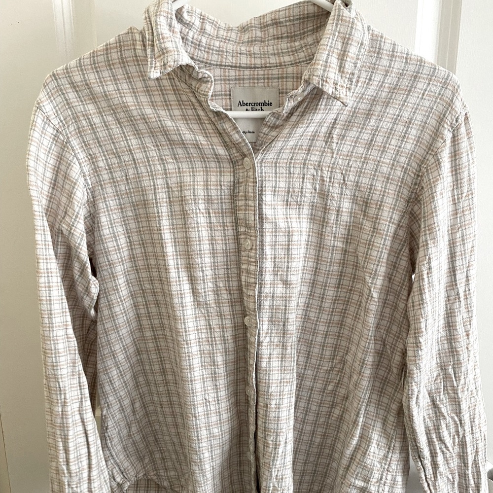 Abercrombie Button Up flannel Shirt